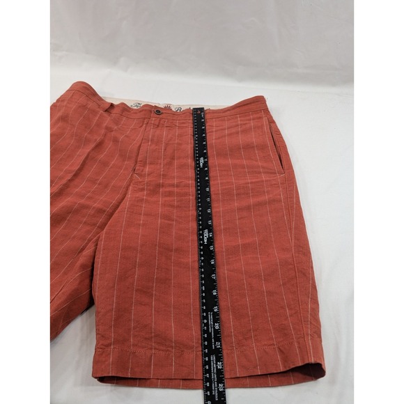 Tommy Bahama Shorts Mens 40 Burnt Orange Linen Silk Casual Preppy Travel Golfer - Picture 5 of 8